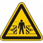 Warnung vor Quetschgefahr (BGV A8 W 23)