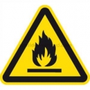 Warnschilder: Warnung vor feuergefährlichen Stoffen nach ISO 7010 (W 021)