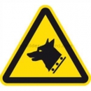 Warnschilder: Warnung vor Wachhund nach ISO 7010 (W 013)