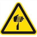 Warnschilder: Warnung vor spitzem Gegenstand nach ISO 7010 (W 022)
