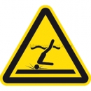 Warnschilder: Warnung vor flachem Wasser (Kopfsprung) nach ISO 20712-1 (WSW 006)