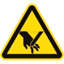 Warnschilder: Warnung vor Schnittverletzungen