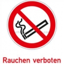Warnschilder: Folie für Warnaufsteller - Rauchen verboten