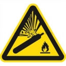 Warnschilder: Warnung vor Gasflaschen nach ISO 7010 (W 029)