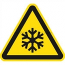 Warnschilder: Warnung vor niedriger Temperatur nach ISO 7010 (W 010)