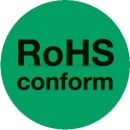 Warnschilder: RoHS-Kennzeichen RoHS conform