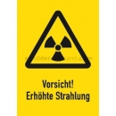 Warnhinweis W037 Warnschild Warnung vor Überrollen durch ferngesteuerte Maschine 