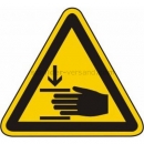 Warnschilder: Warnung vor Handverletzungen (BGV A8 W 27)