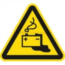 Warnschilder: Warnung vor Gefahren durch Batterien nach ISO 7010 (W 026)