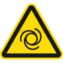 Warnschilder nach DIN EN ISO 7010 und ASR A 1.3 (2013): Warnung vor automatischem Anlauf nach ISO 7010 (W 018)