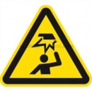 Warnschilder: Warnung vor Stoßverletzungen nach ISO 7010 (W 020)