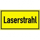 Warnschilder: Laserstrahl